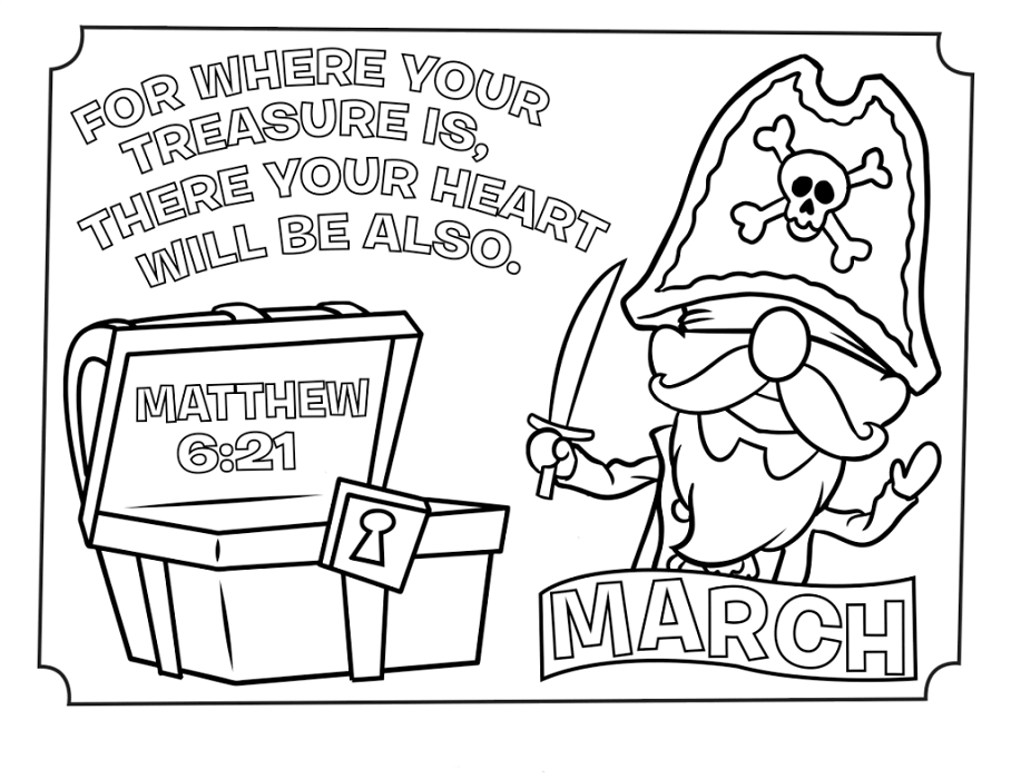 908x700 Free Printable March Coloring Pages