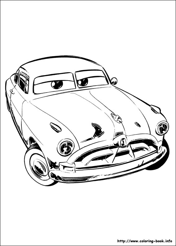 567x794 Cars Coloring Picture