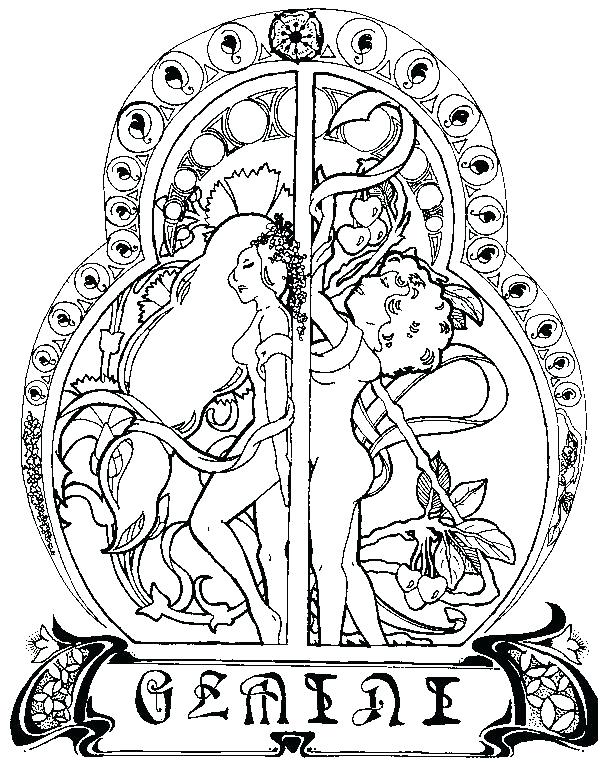 600x770 Zodiac Coloring Pages Zodiac Coloring Pages Stunning Astrology