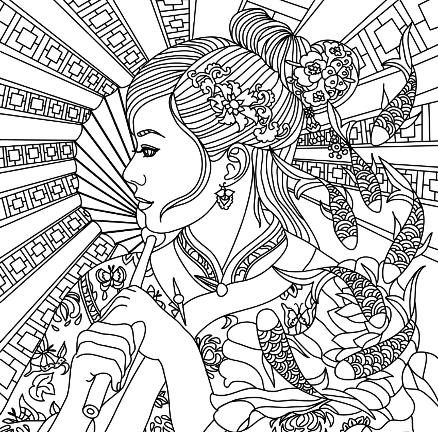 1536x1518 Horror Coloring Pages For Adults Download Free Coloring Pages