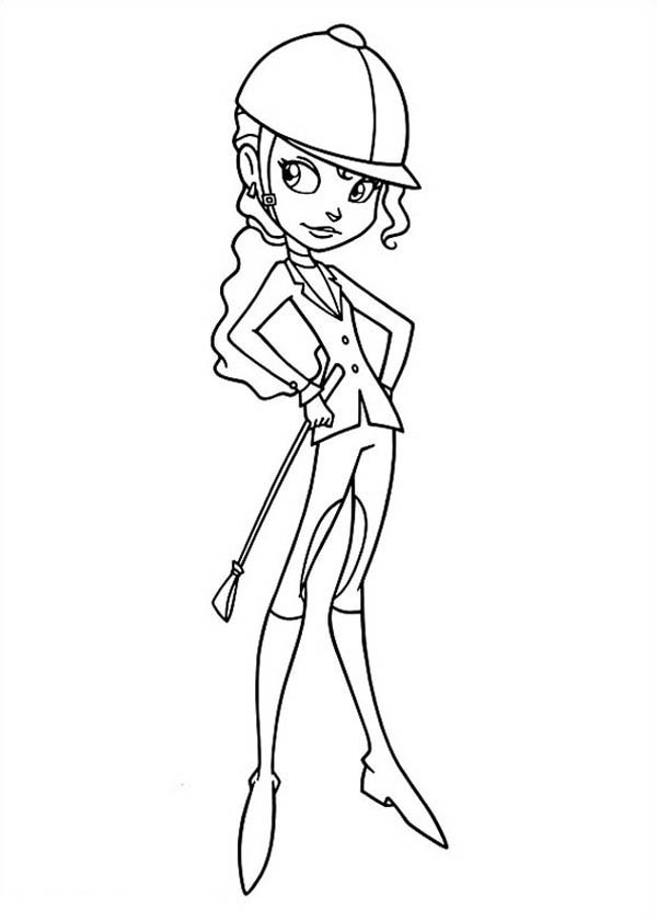 600x840 Molly Washington In Her Horse Jockey Uniform In Horseland Coloring