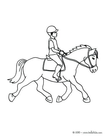 364x470 Horse Rider Colouring Pages Printable Coloring Man Riding A Horse