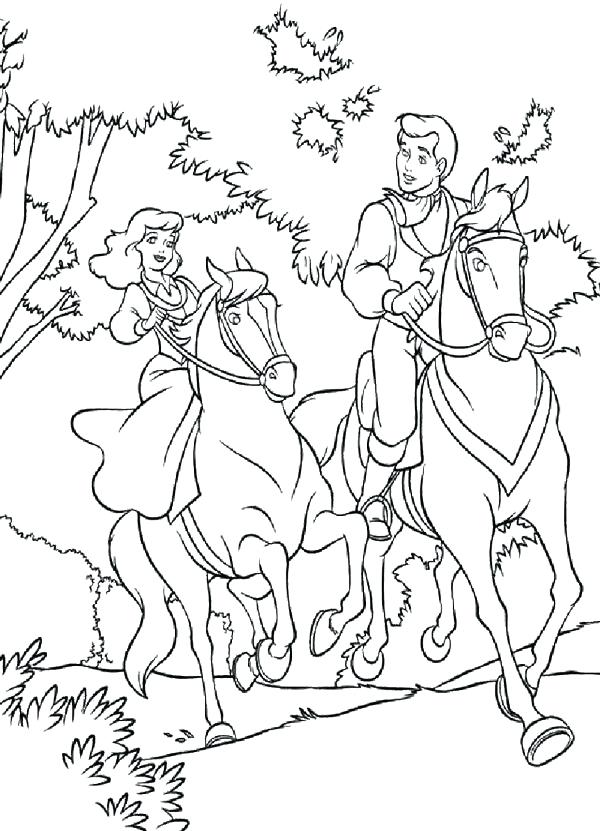 600x831 Horse Riding Coloring Pages