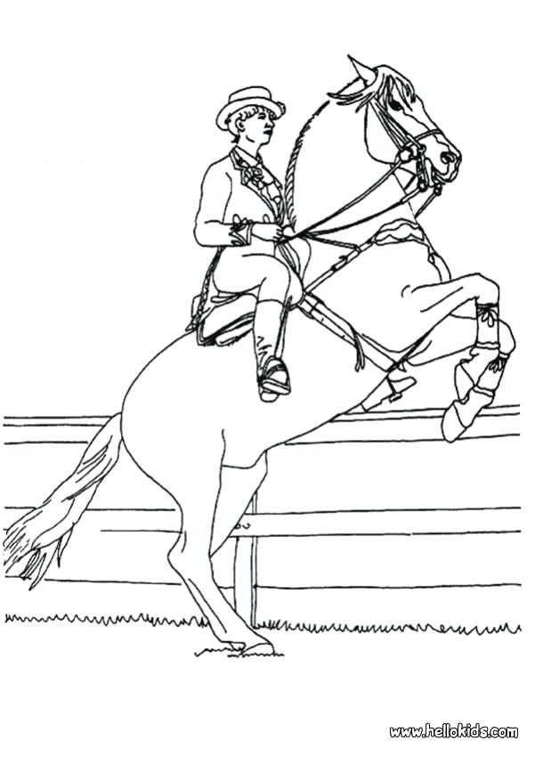 601x850 Coloring Horse Pictures Little Horse Horse Rider Coloring Page