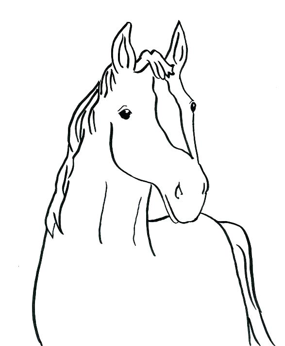587x712 Coloring Page Of Horse And Rider