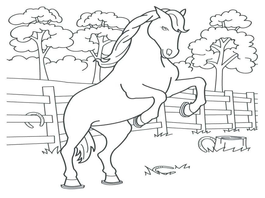 870x653 Coloring Pages Horse Free Horse Coloring Pages Horses Coloring