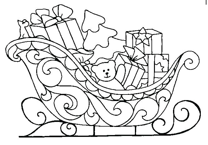 666x465 Sleigh Coloring Page Sled Coloring Pages This Sleigh Coloring