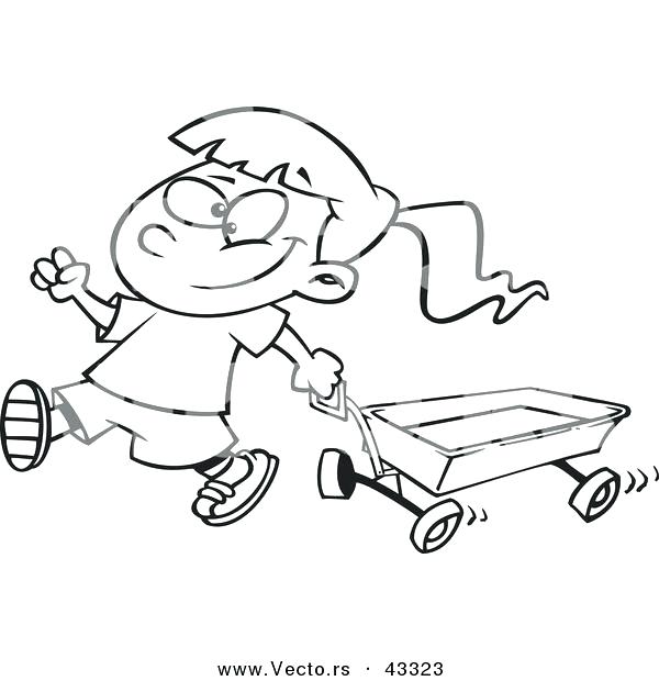 600x620 Carriage Coloring Pages Wagon Coloring Pages Horse Coloring Page