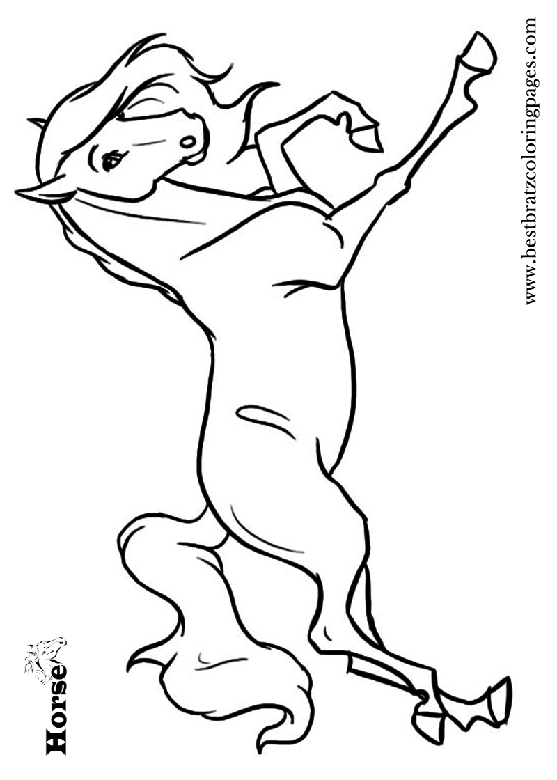 800x1120 Horse Coloring Pages For Kids Bratz Coloring Pages Coloring