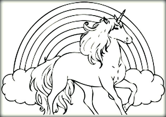 640x453 Unicorn Horse Coloring Pages As Well As Unicorn Coloring Pages