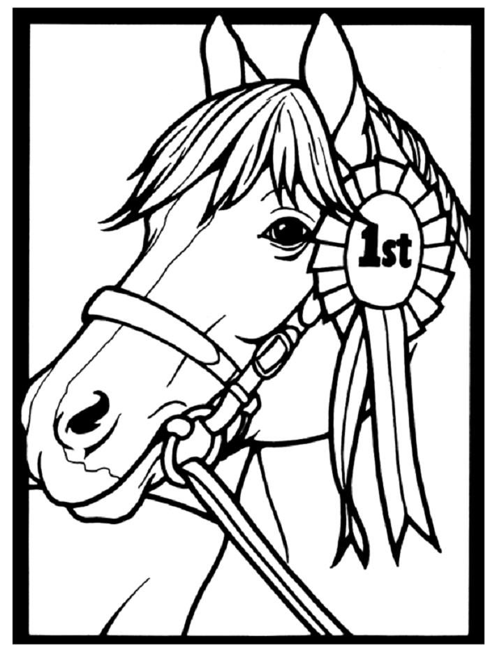 712x924 The First Horse Coloring Pages For Kids Bleupnr