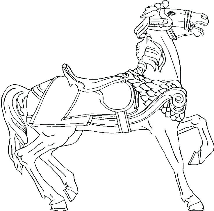 736x726 Horse Coloring Pages Online Or A Collection Of Stray Horse