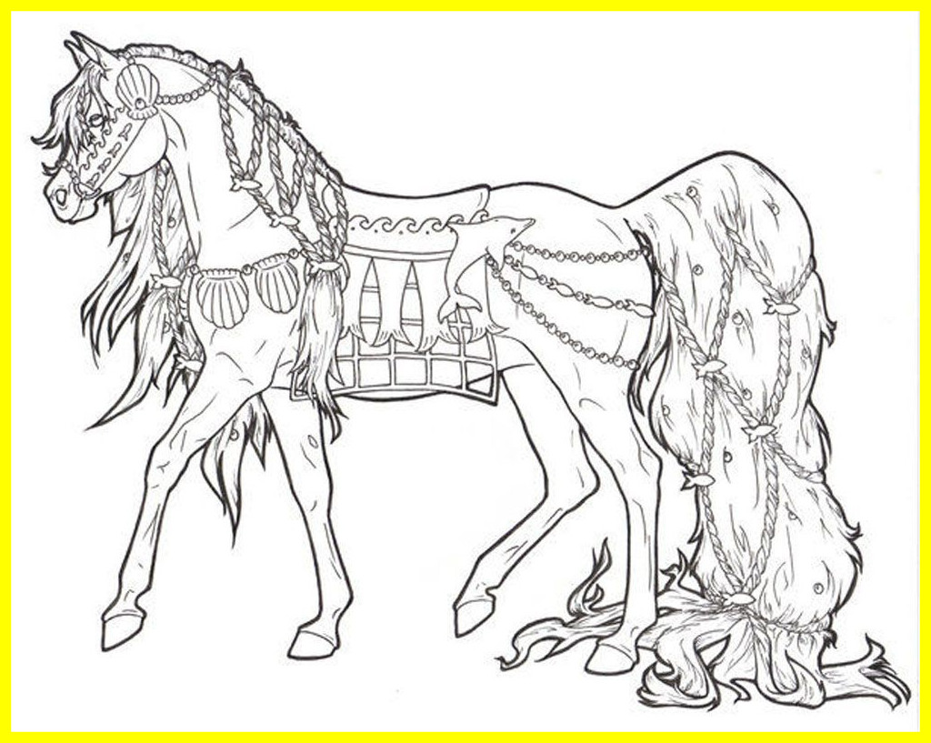 1024x817 Best Mom And Baby Horse Coloring Pages Online Printable Inside Pic