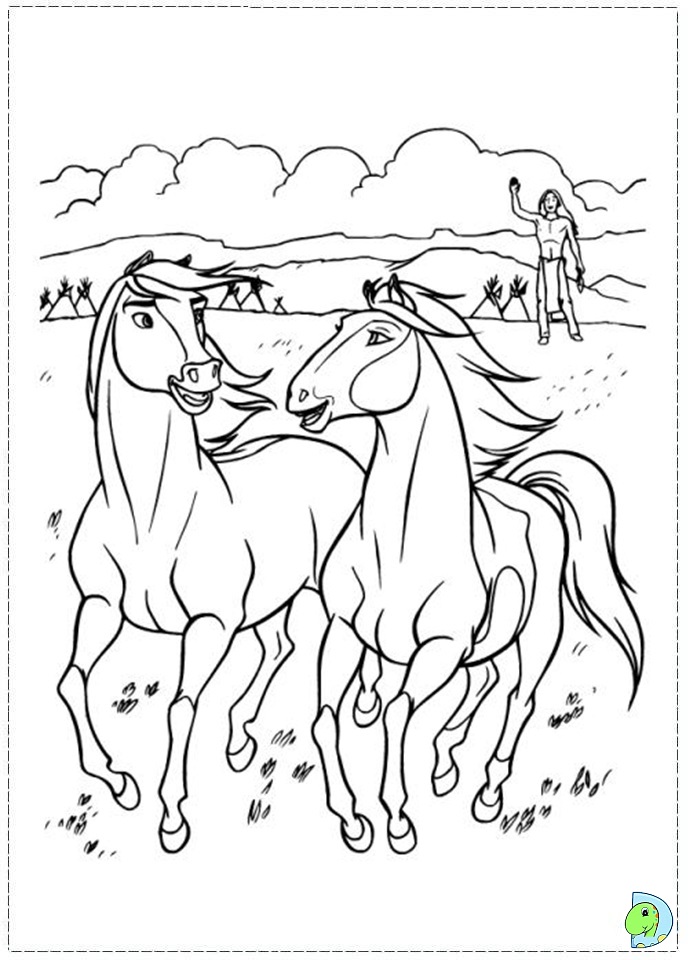 691x960 Spirit The Horse Coloring Pages
