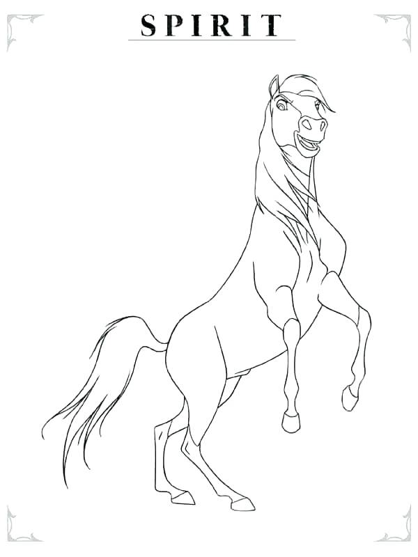 600x800 Spirit Horse Coloring Pages Printable