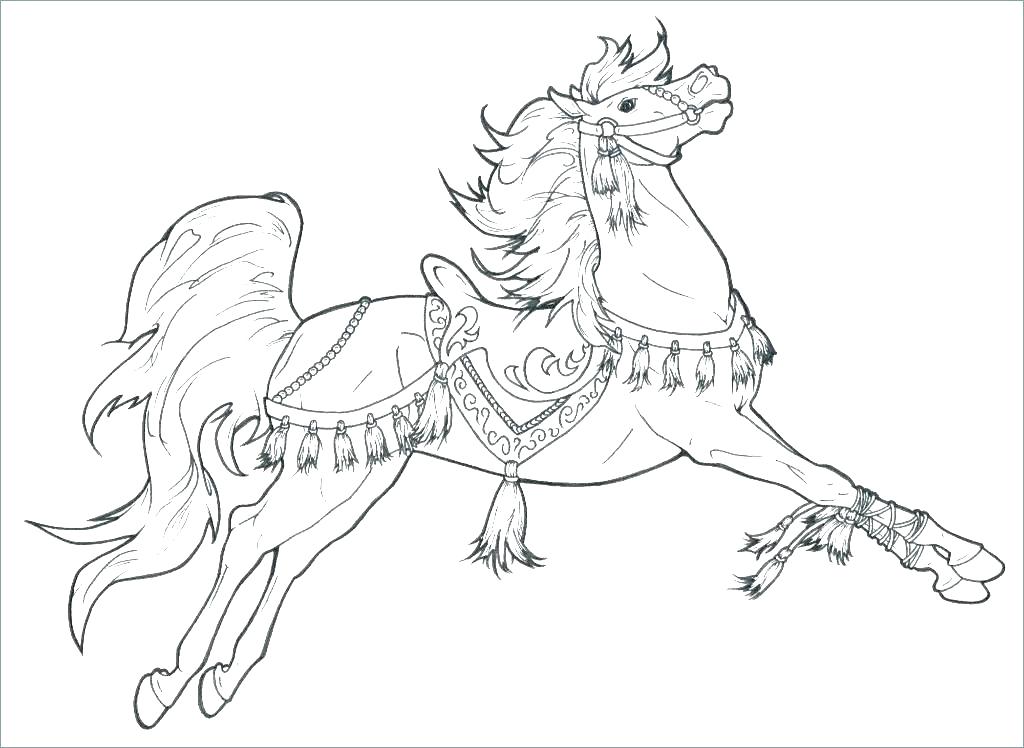 1024x748 Horse Face Coloring Page Professional