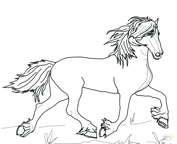 728x590 Horse Coloring Page Horse Coloring Pages Printable Free Horse