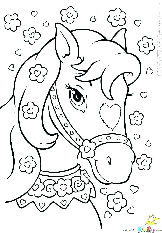 671x963 Coloring Pages Horses
