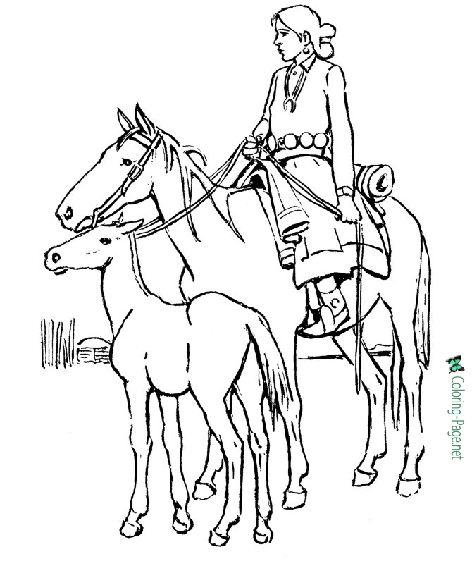 670x820 Horse Coloring Pages