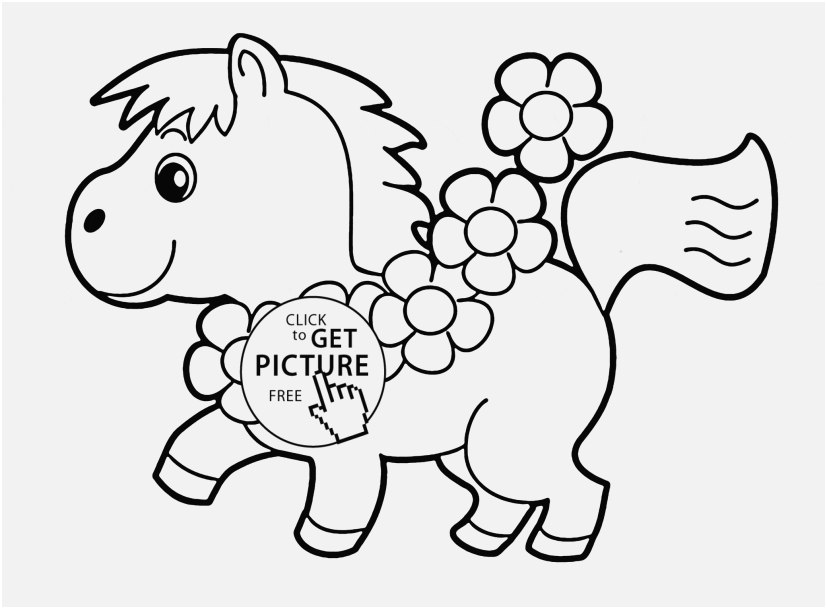 827x609 Free Horse Coloring Pages Concept Baby Horse Coloring Pages