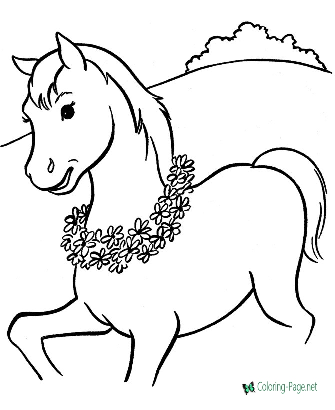 670x820 Horse Coloring Pages