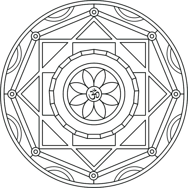 754x754 Coloring Pages Fresh Coloring Pages Mandala With Additional