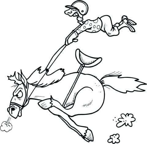 480x470 Horse Racing Coloring Pages Click To See Printable Version