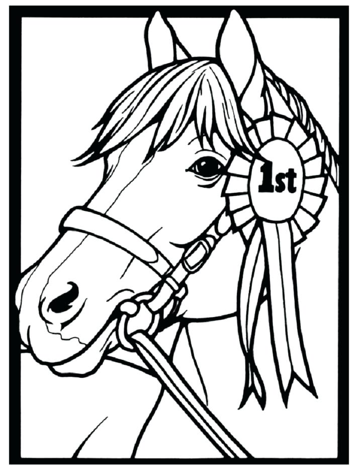 712x924 Horse Racing Coloring Pages Top Horse Coloring Pictures Kids
