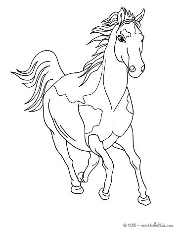 364x470 Running Coloring Page Realistic Horse Coloring Pages Cute Horse