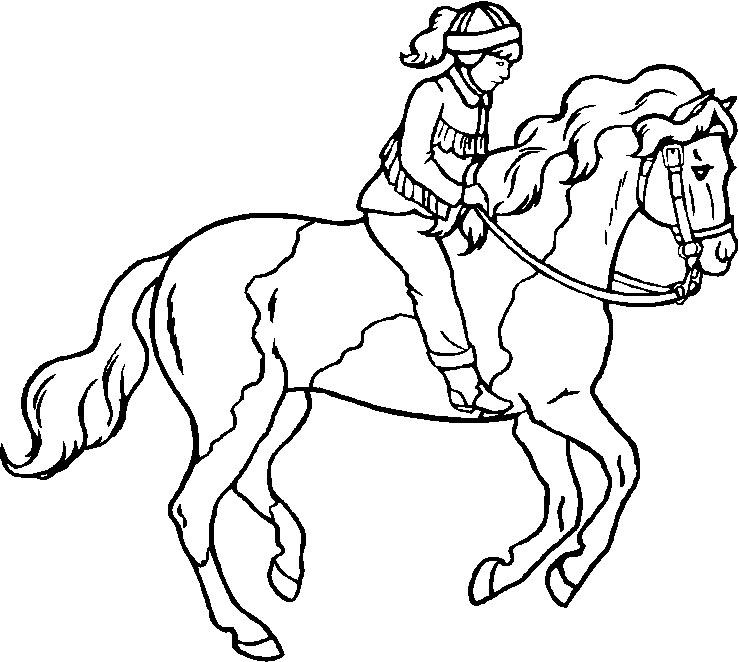 739x662 Sports Coloring Pictures For Kids Horse Riding Coloring Pages