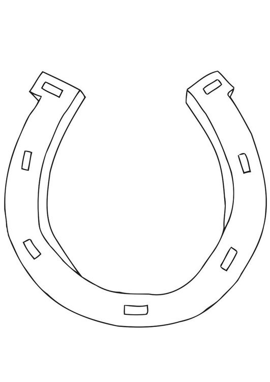 531x750 Coloring Page Horseshoe