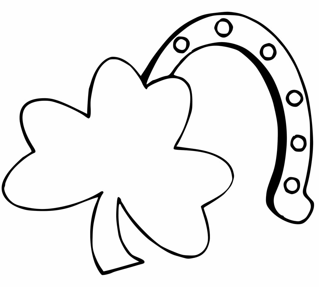 1024x920 Shamrock Coloring Pages