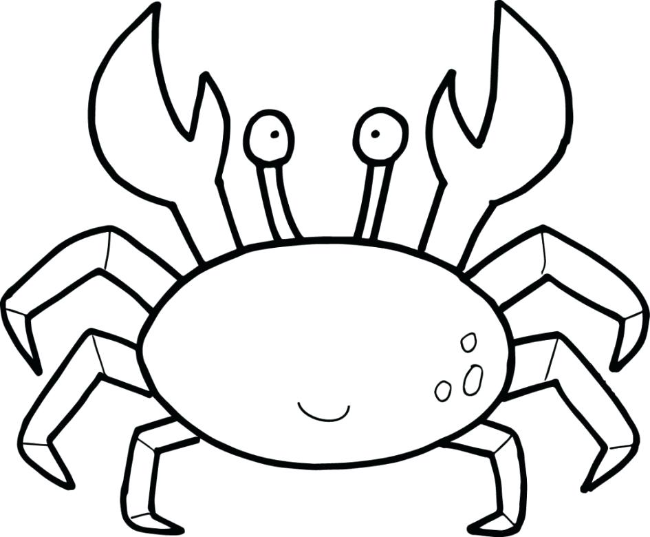 945x780 Coloring Pages Crab Hermit Shark Page Image Images Horseshoe Sheet