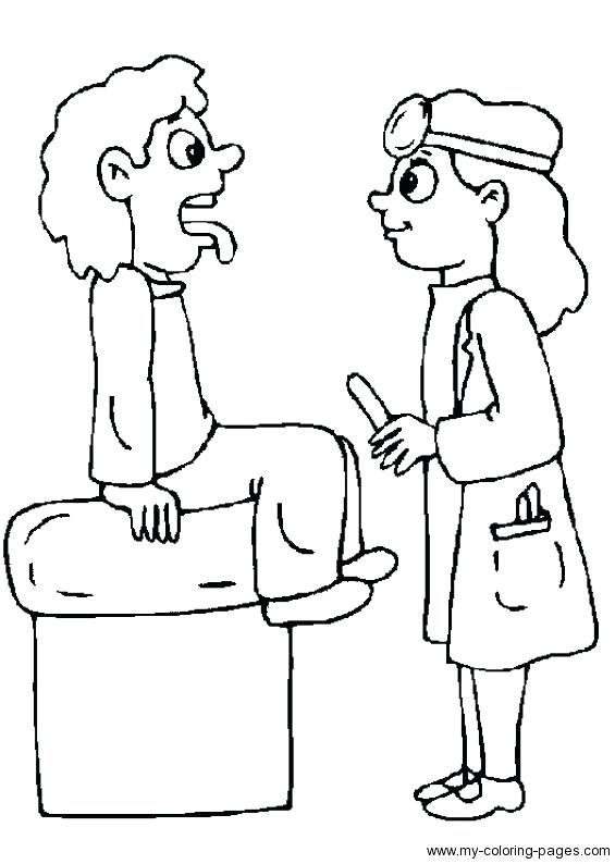 565x794 Doctor Coloring Pages Hospital Coloring Pages Doctor Coloring