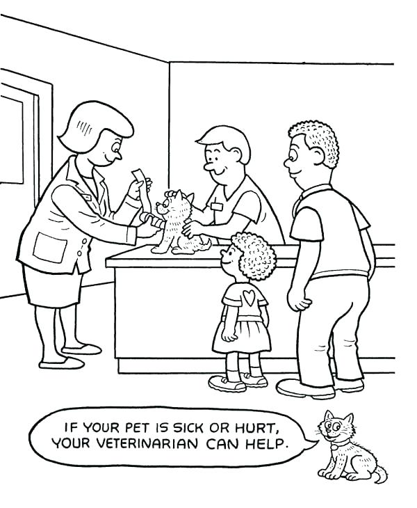 600x730 Hospital Coloring Pages Childrens Hospital Coloring Pages