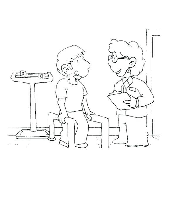 600x700 Hospital Coloring Pages Hospital Coloring Pages This Is Doctor