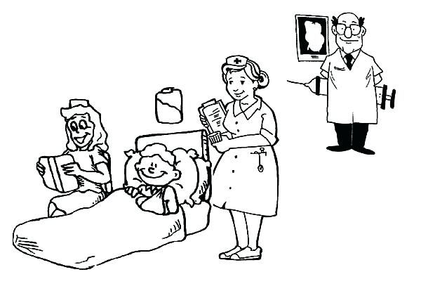 600x424 Hospital Coloring Pages Ambulance Coloring Page Ambulance Coloring