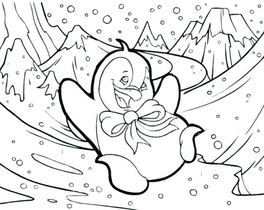 863x689 Cold Winter Coloring Pages Free Printable In Page F Lessonstoday