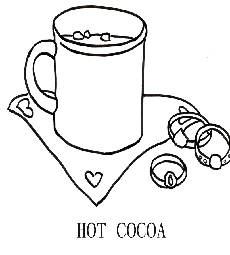 800x884 Hot Chocolate Coloring Pages