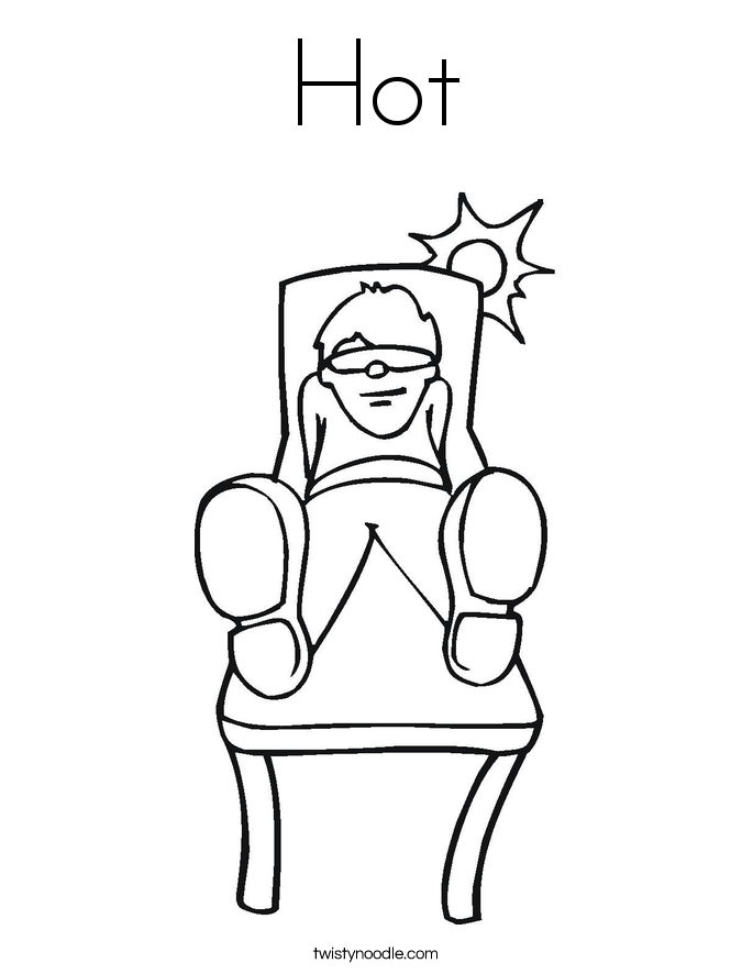 685x886 Hot Coloring Page
