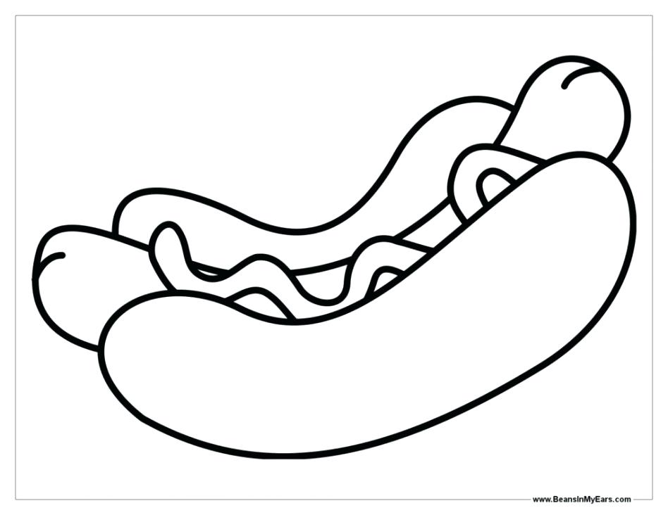 948x732 Hot Dog Coloring Pages Hot Dog Coloring Pages Hot Dog Coloring