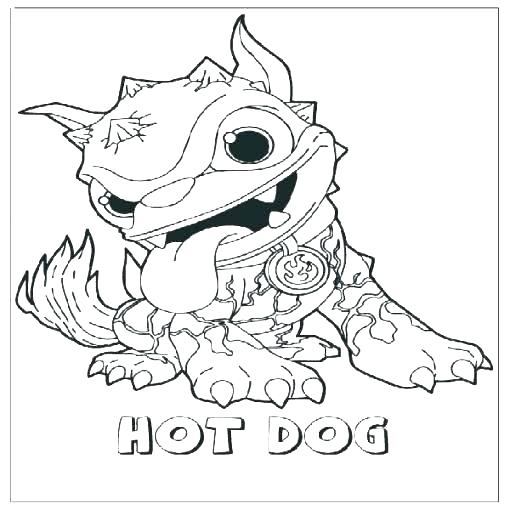 510x510 Hot Dog Coloring Pages Hot Dog Coloring Pages Husky Dog Coloring