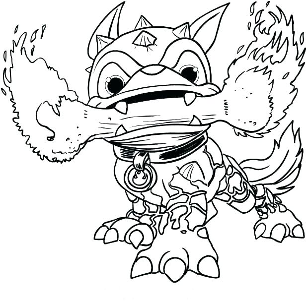 618x613 Skylanders Hot Dog Coloring Pages Giants Colouring Pages Hot Dog