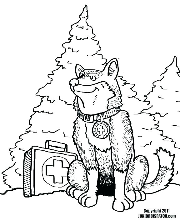 576x707 Hot Dog Coloring Pages