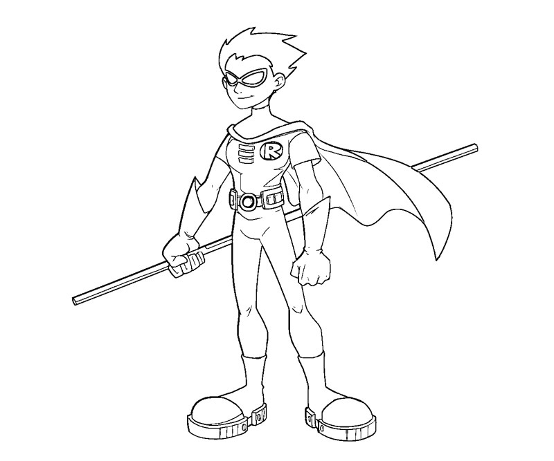 800x667 Robin Coloring Pages Awesome Teen Titans Go Coloring Pages