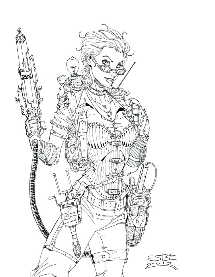 750x965 Coloring Girl