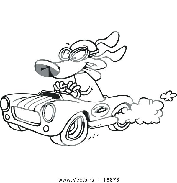 600x620 Classic Hot Rod Car Coloring Page Printable Transportation Classic