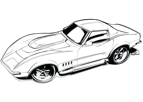 600x429 Hot Rod Coloring Pages Murs