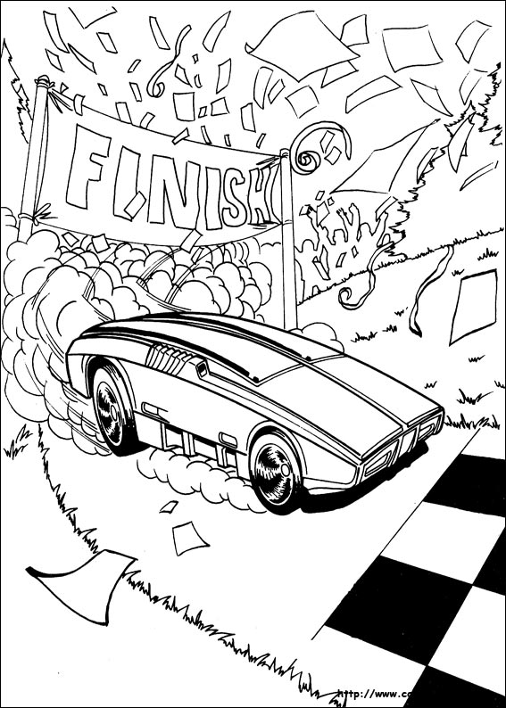 567x794 Hotwheels Coloring Pages