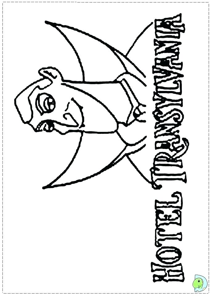 691x960 Hotel Transylvania Coloring Pages To Print Movie Colouring